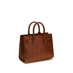 Saint Laurent Brown Calf Leather Bos Taurus Handbag Saint Laurent