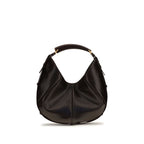 Saint Laurent Brown Calf Leather Bos Taurus Shoulder Bag Saint Laurent