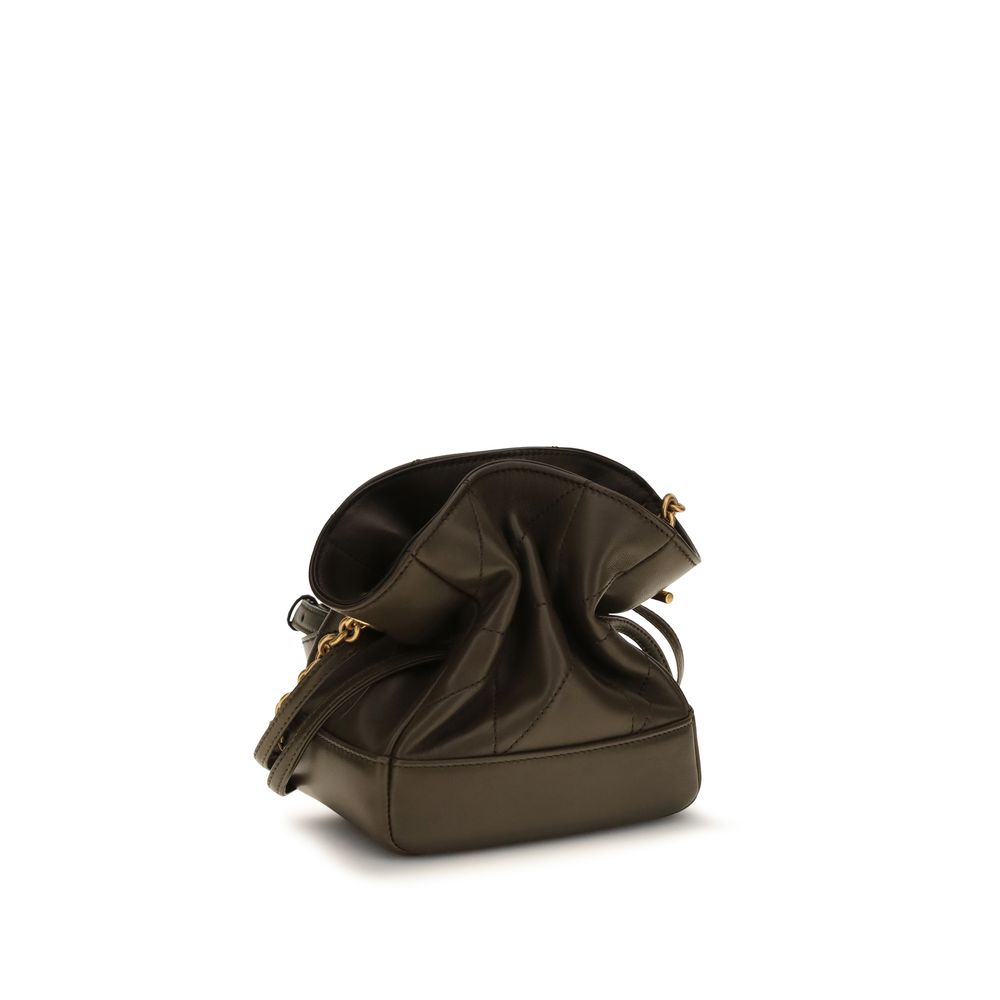 Saint Laurent Bicolor Lamb Ovis Aries Aries Clutch Bag Saint Laurent