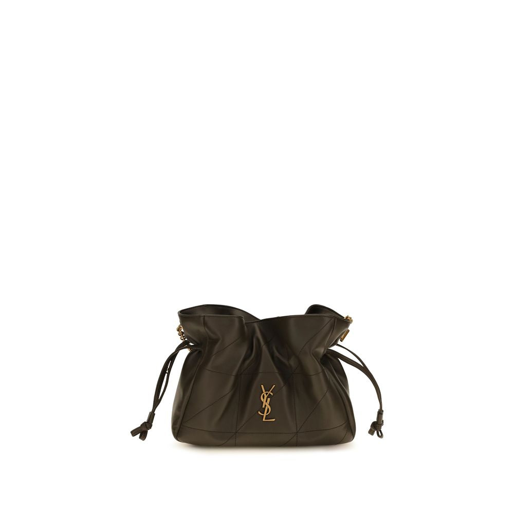 Saint Laurent Bicolor Lamb Ovis Aries Aries Clutch Bag Saint Laurent