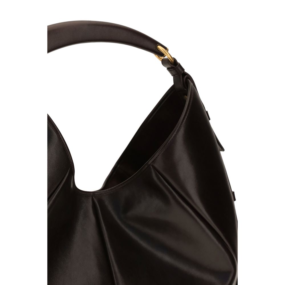 Saint Laurent Brown Calf Leather Bos Taurus Shoulder Bag Saint Laurent