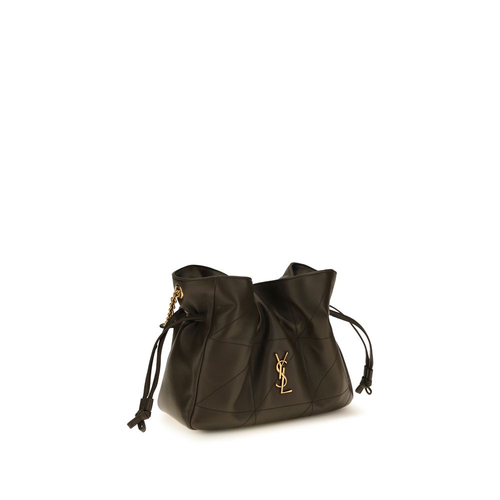 Saint Laurent Bicolor Lamb Ovis Aries Aries Clutch Bag Saint Laurent