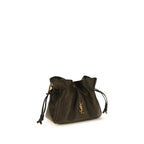 Saint Laurent Bicolor Lamb Ovis Aries Aries Clutch Bag Saint Laurent