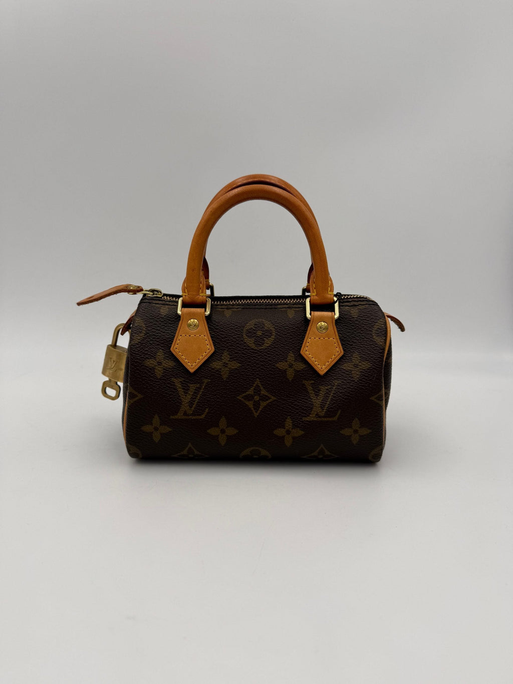 Louis Vuitton LOUIS VUITTON Nano Speedy Monogram Handbag Louis Vuitton