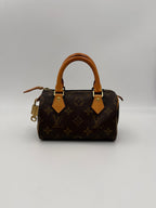 Louis Vuitton LOUIS VUITTON Nano Speedy Monogram Handbag Louis Vuitton