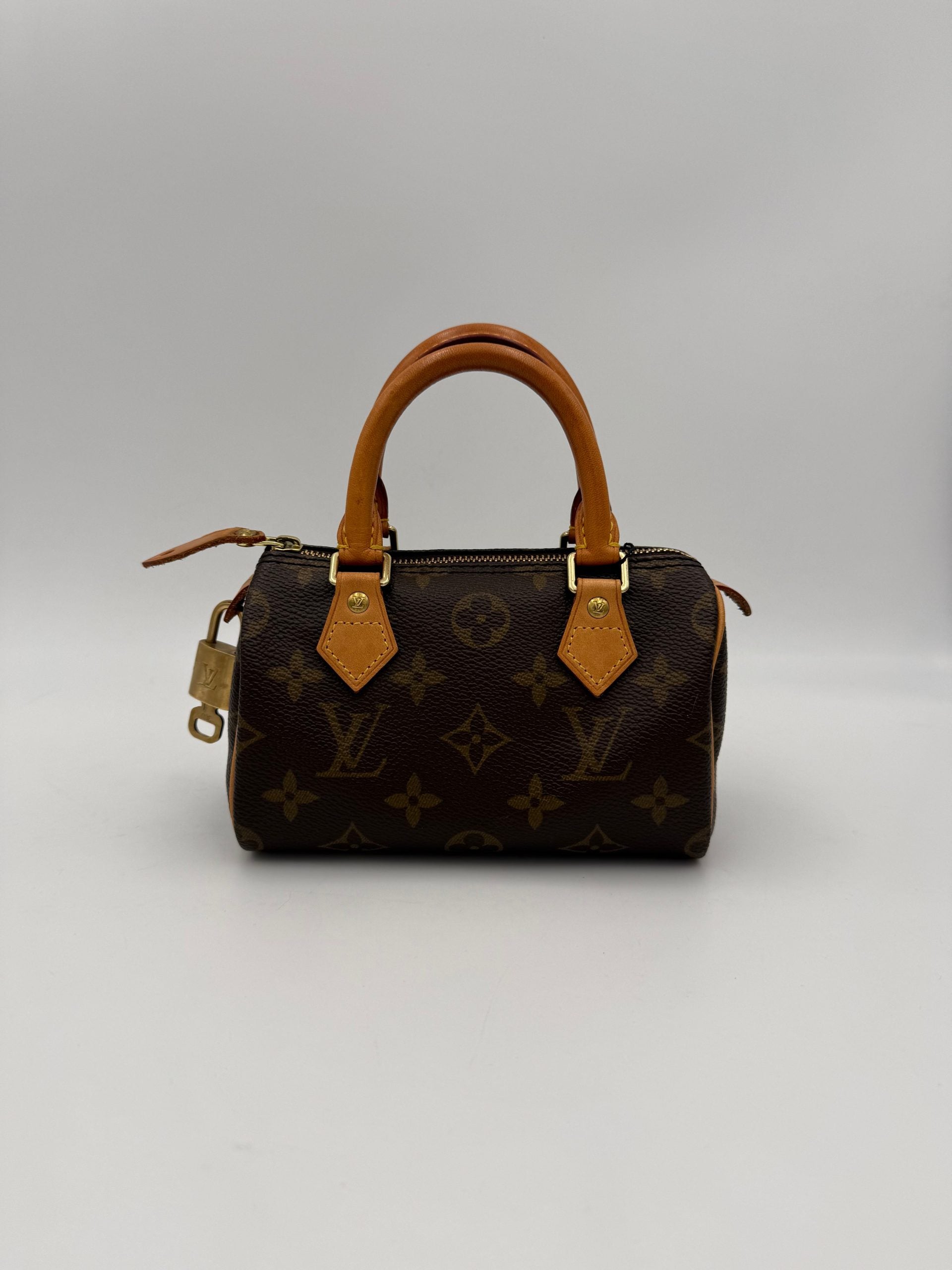 Louis Vuitton LOUIS VUITTON Nano Speedy Monogram Handbag Louis Vuitton