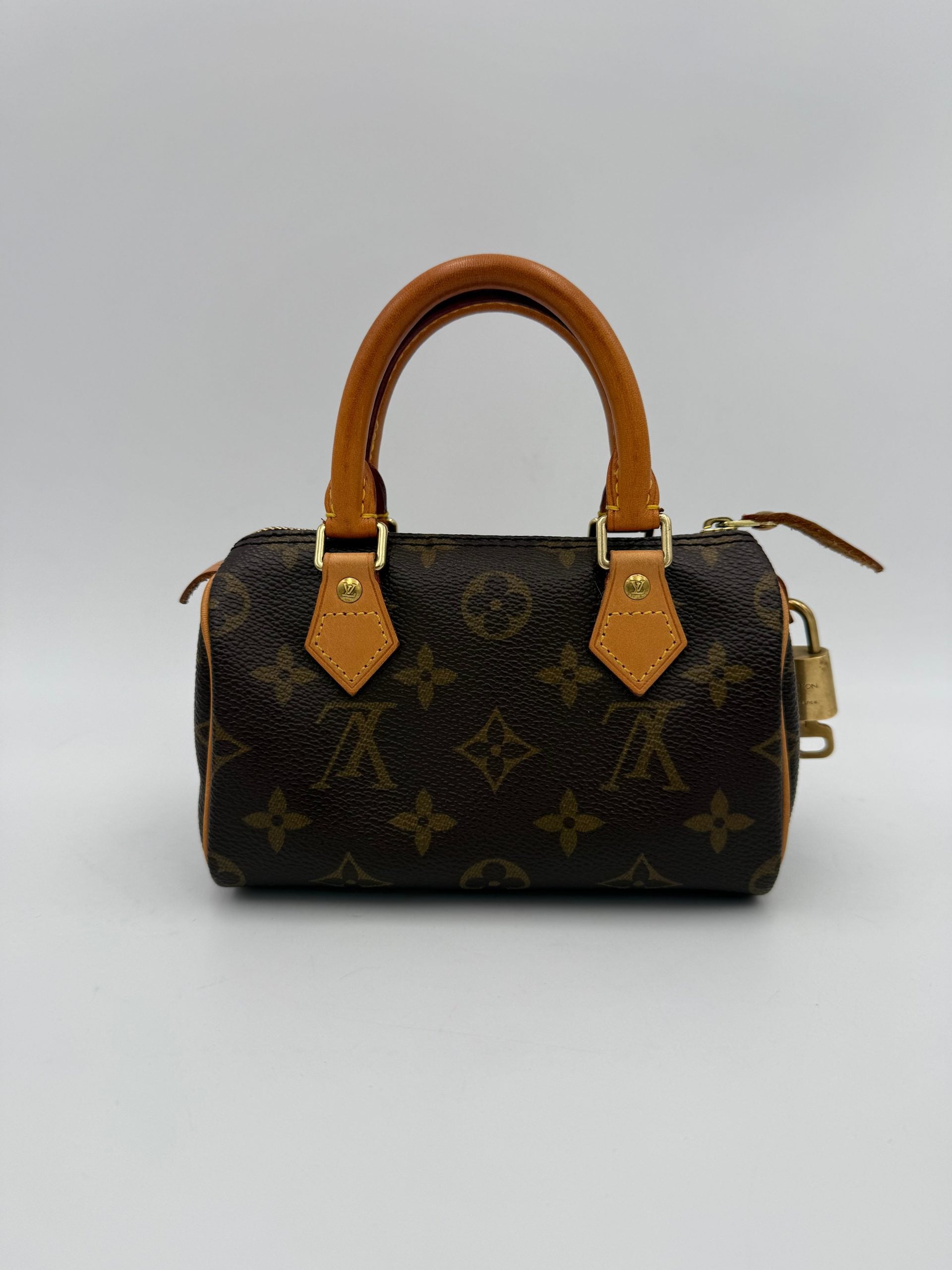 Louis Vuitton LOUIS VUITTON Nano Speedy Monogram Handbag Louis Vuitton