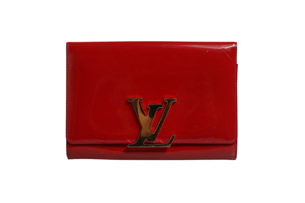 Louis Vuitton Louise PM Red Patent Leather Wallet On Chain Louis Vuitton
