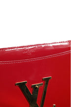 Louis Vuitton Louise PM Red Patent Leather Wallet On Chain Louis Vuitton