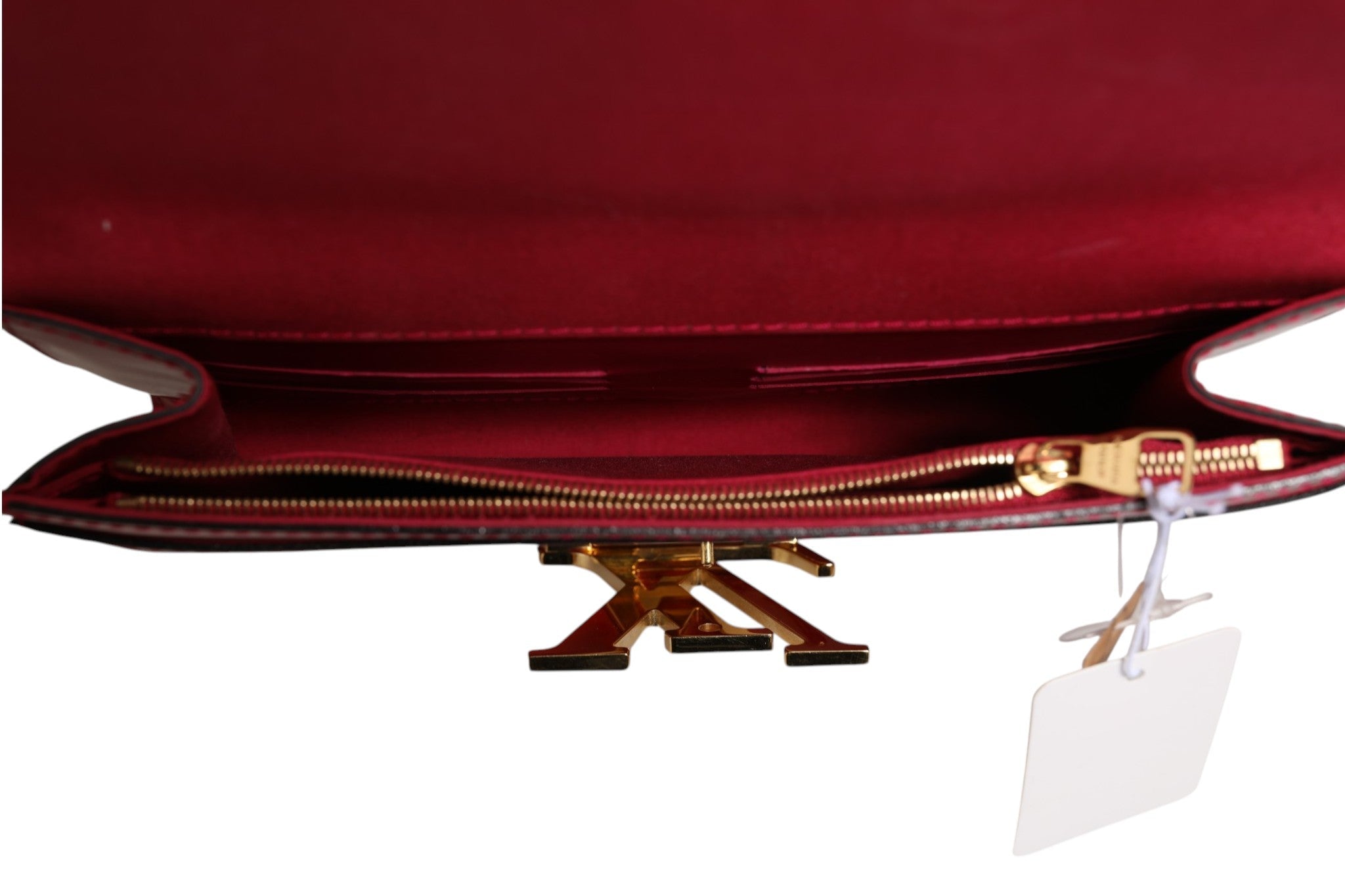 Louis Vuitton Louise PM Red Patent Leather Wallet On Chain Louis Vuitton