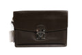 Louis Vuitton Belaia Clutch Taiga Leather Louis Vuitton