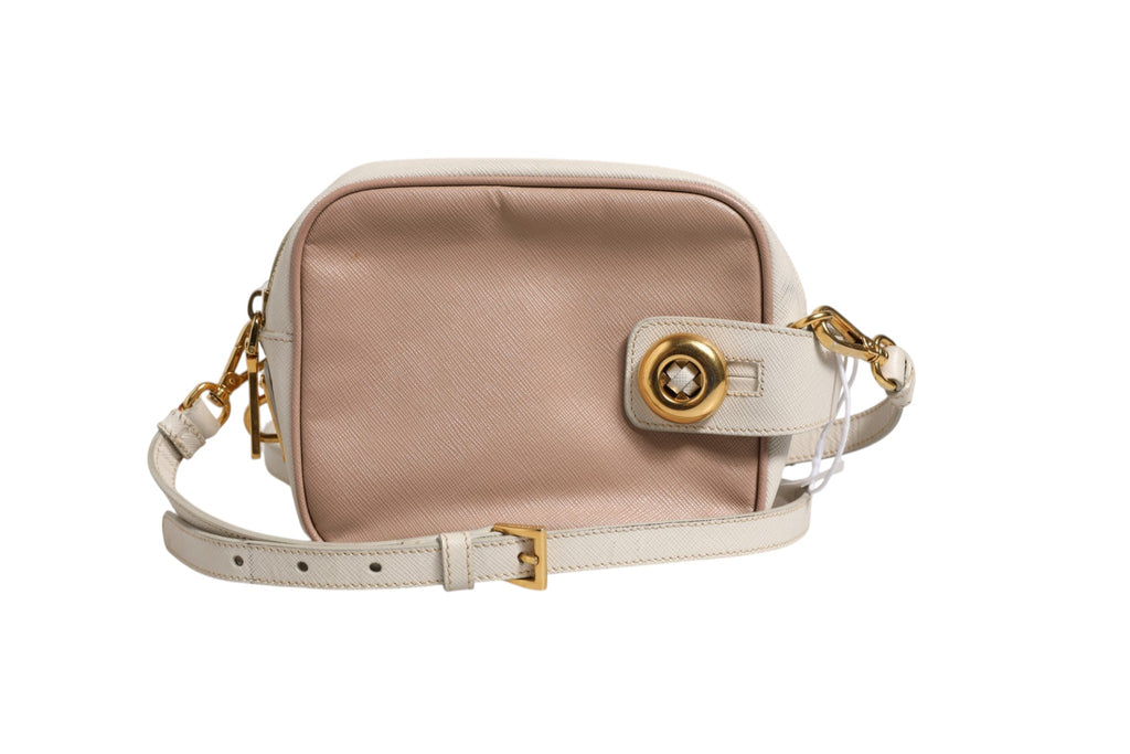 Prada Clay Gray Small Leather Shoulder Bag Prada