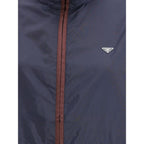 Prada Blue Polyamide Shell Jacket Prada