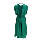 Versace Bicolor Silk Casual Dress Versace