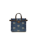 Valentino Garavani Blue Cotton Handbag Valentino Garavani