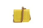Chanel Crossbody Yellow Leather Bag Chanel