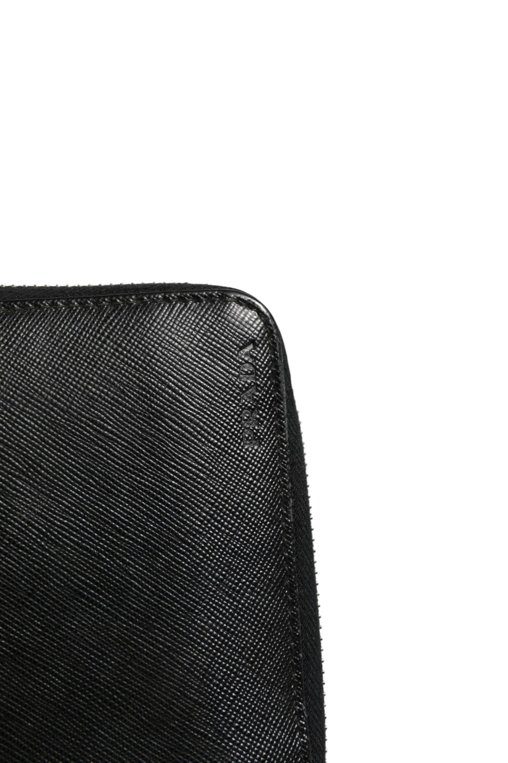 Prada Baltico Saffiano Leather Zip Travel Wallet Prada