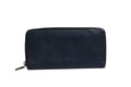 Prada Navy Oliver Embossed Leather Zip-Around Wallet Prada