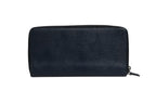 Prada Navy Oliver Embossed Leather Zip-Around Wallet Prada