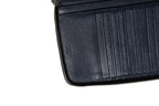 Prada Navy Oliver Embossed Leather Zip-Around Wallet Prada