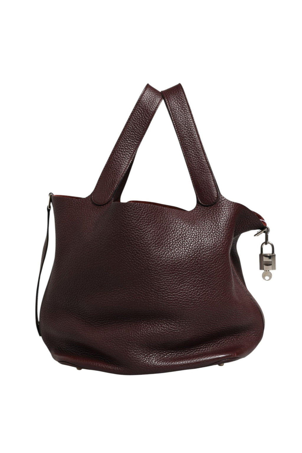 Hermès Picotin Taurillon Clemence Chocolate Handbag Hermès