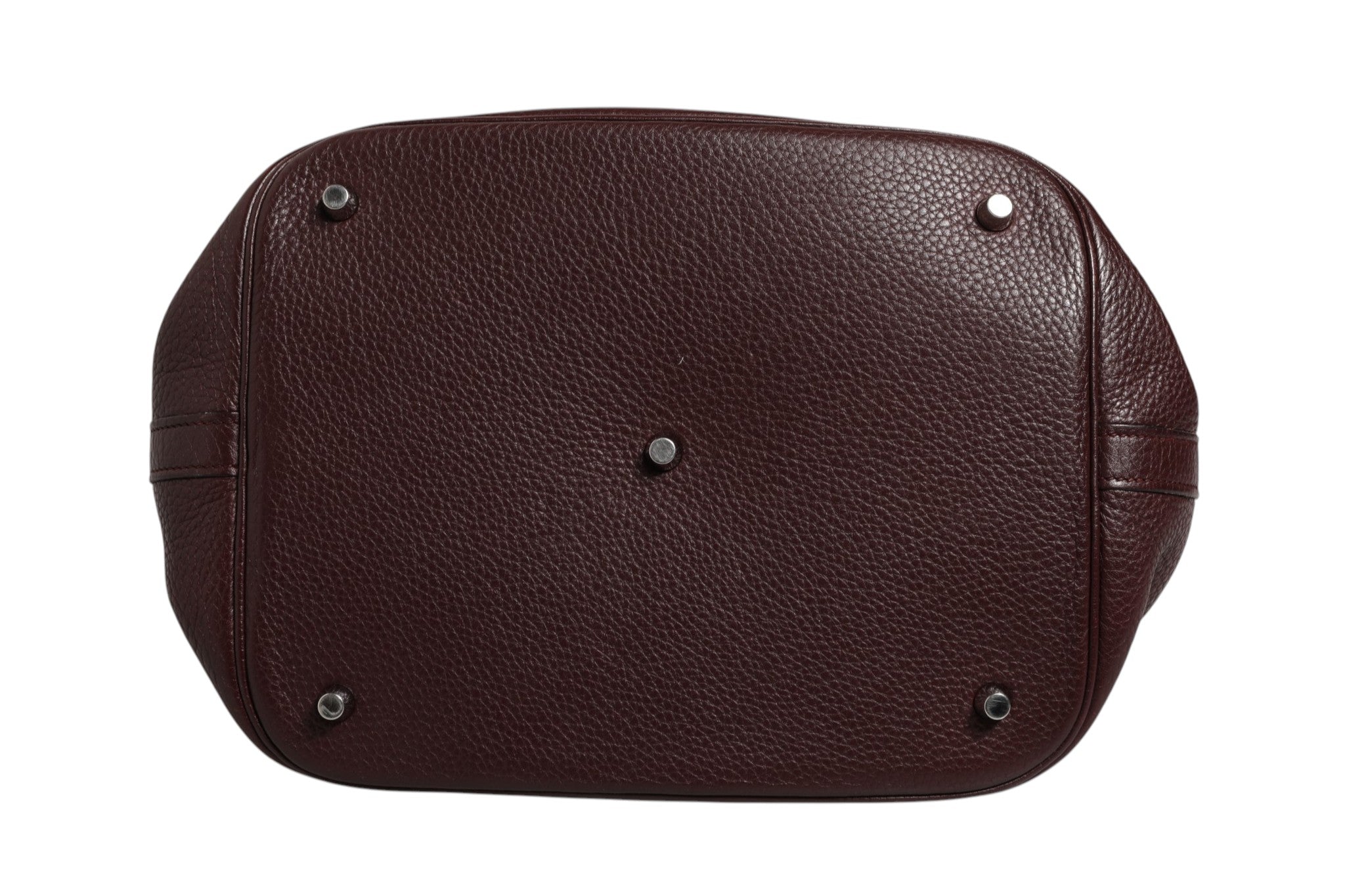 Hermès Picotin Taurillon Clemence Chocolate Handbag Hermès