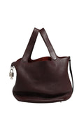 Hermès Picotin Taurillon Clemence Chocolate Handbag Hermès