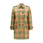 Burberry Multicolor Polyester Trench Coat Burberry