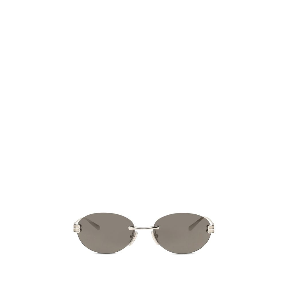 Balenciaga Silver Metal Sunglasses Balenciaga