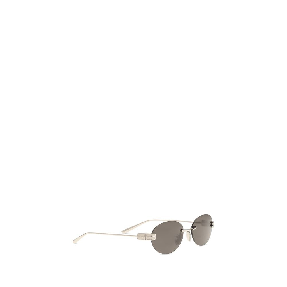 Balenciaga Silver Metal Sunglasses Balenciaga