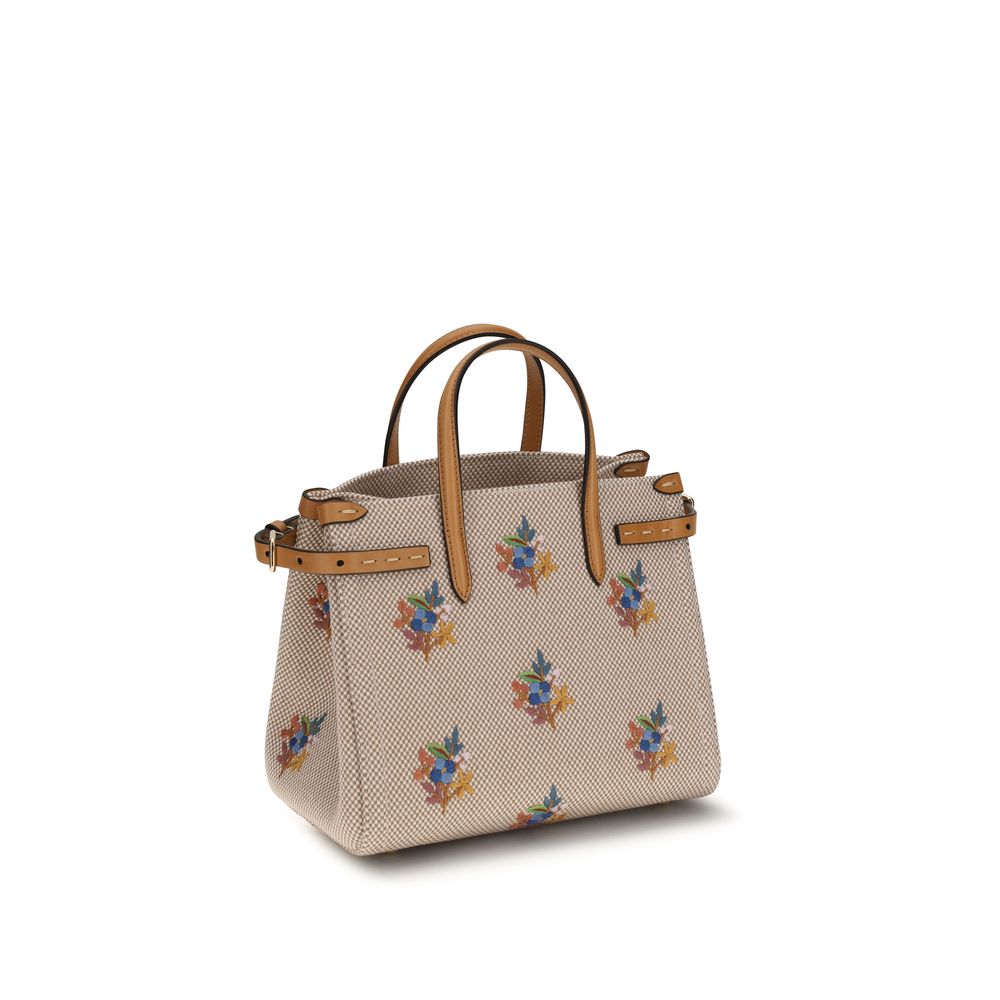 Valentino Garavani Beige Cotton Handbag Valentino Garavani