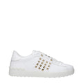 Valentino Garavani White Leather Low Top Sneakers Valentino Garavani