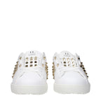 Valentino Garavani White Leather Low Top Sneakers Valentino Garavani