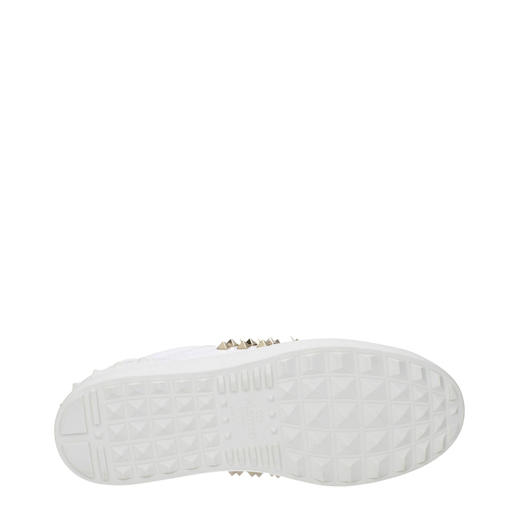 Valentino Garavani White Leather Low Top Sneakers Valentino Garavani