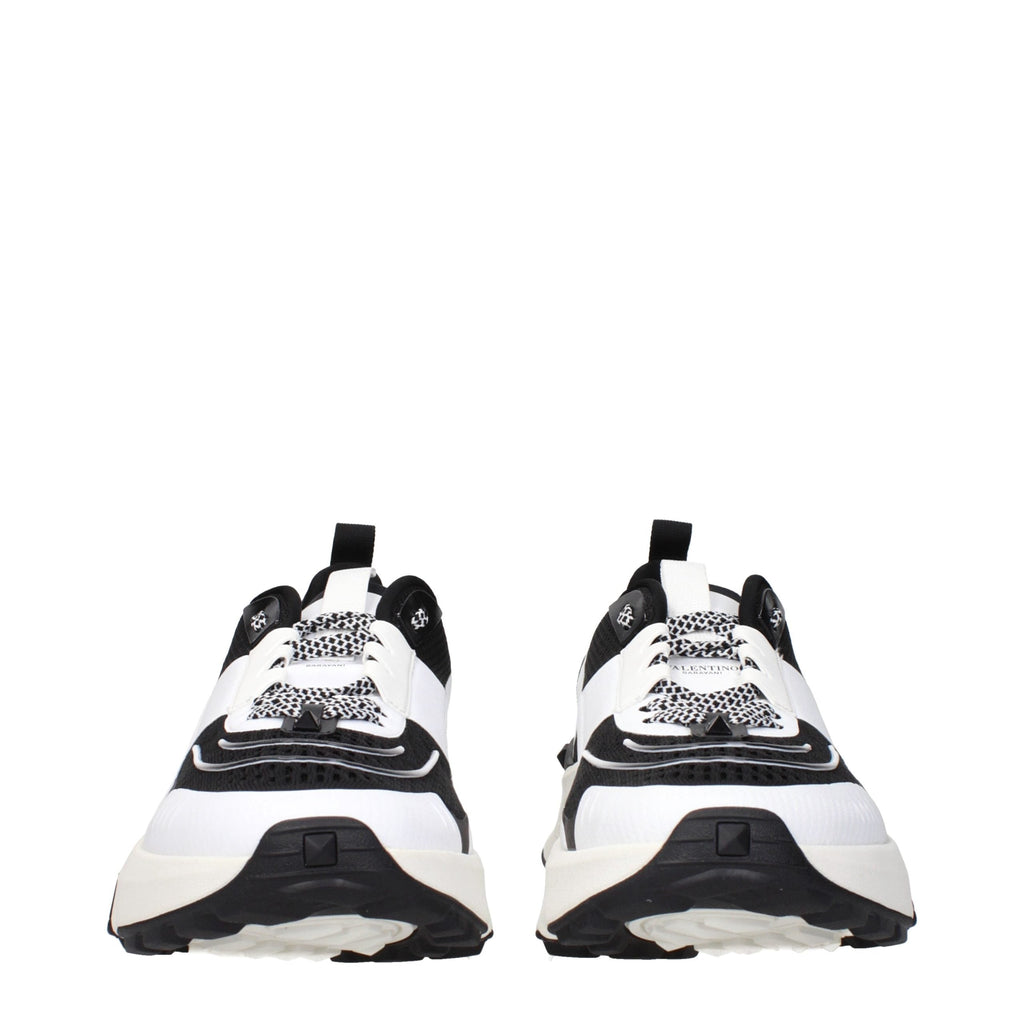 Valentino Garavani Black Fabric Athletic Sneakers Valentino Garavani