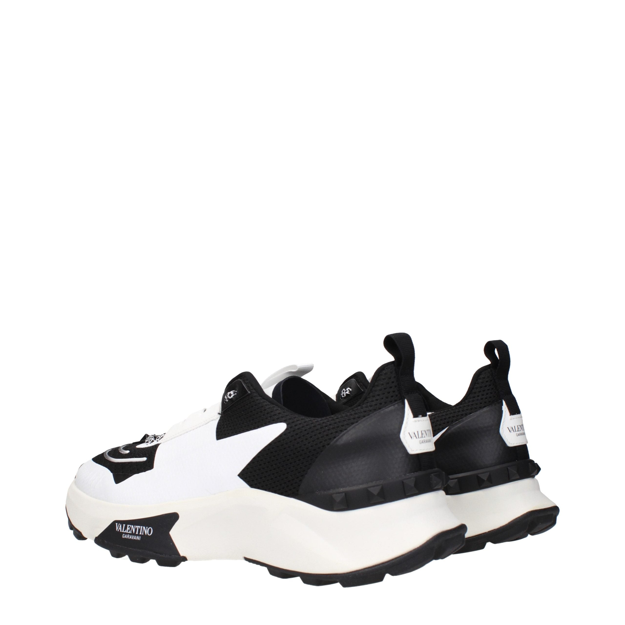 Valentino Garavani Black Fabric Athletic Sneakers Valentino Garavani