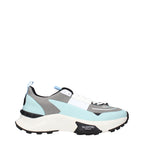 Valentino Garavani Gray Fabric Athletic Sneakers Valentino Garavani