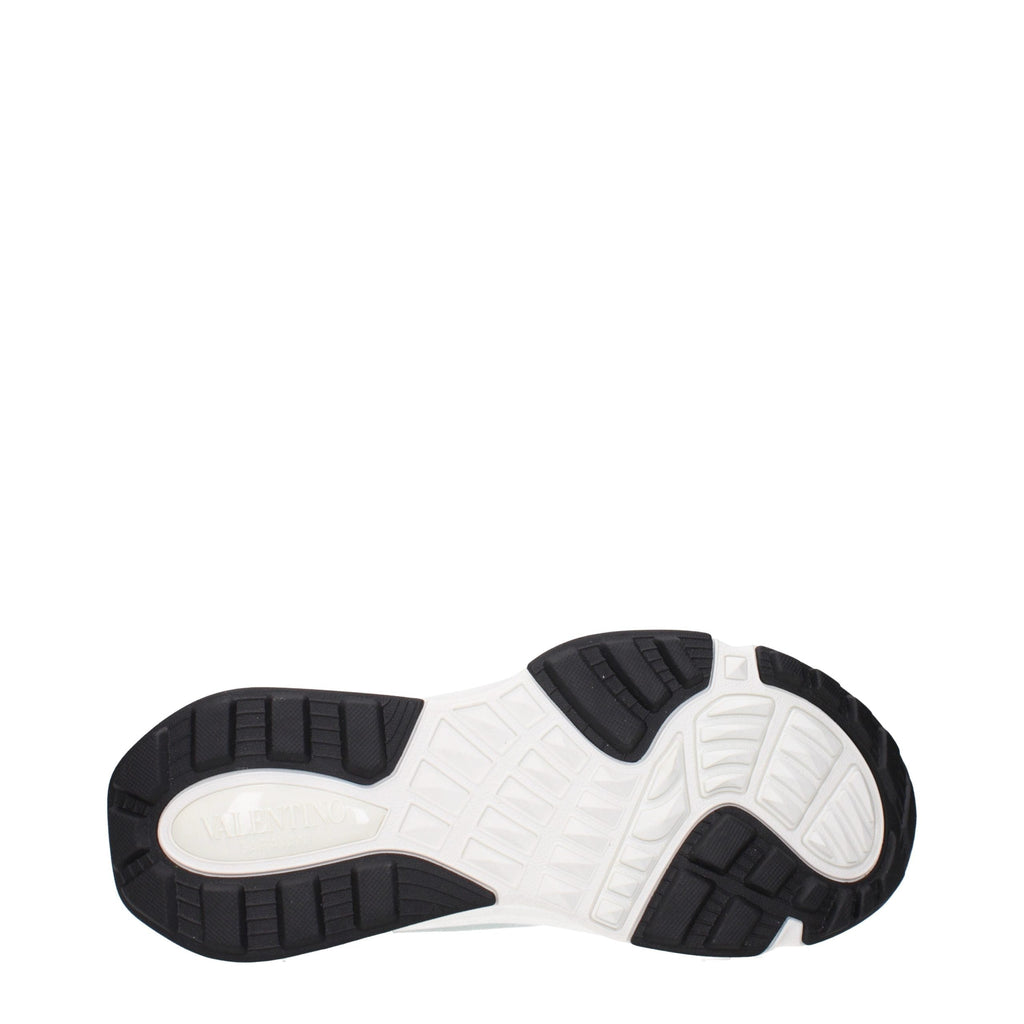 Valentino Garavani Gray Fabric Athletic Sneakers Valentino Garavani
