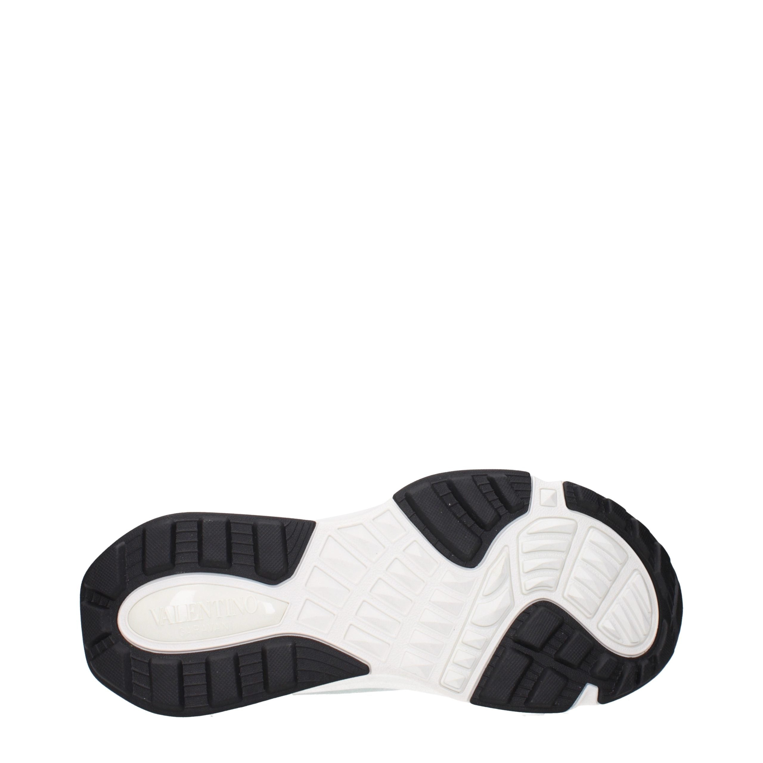 Valentino Garavani Gray Fabric Athletic Sneakers Valentino Garavani