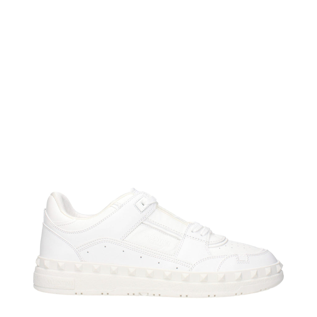 Valentino Garavani White Leather Sneakers Valentino Garavani