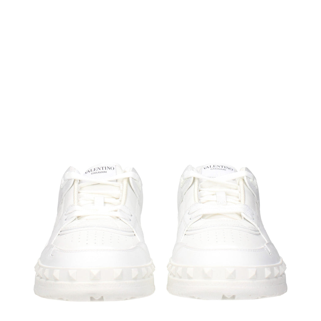Valentino Garavani White Leather Sneakers Valentino Garavani