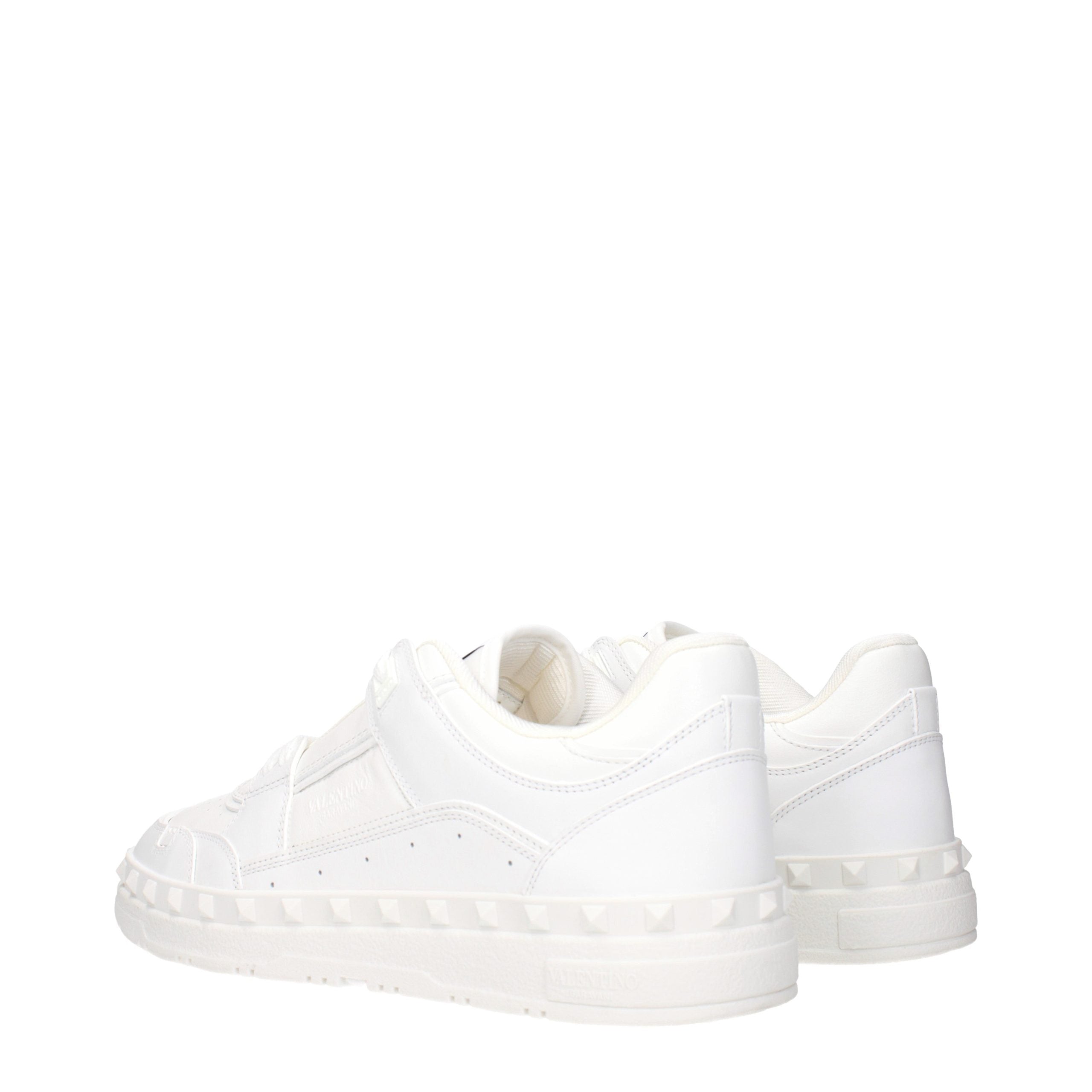 Valentino Garavani White Leather Sneakers Valentino Garavani