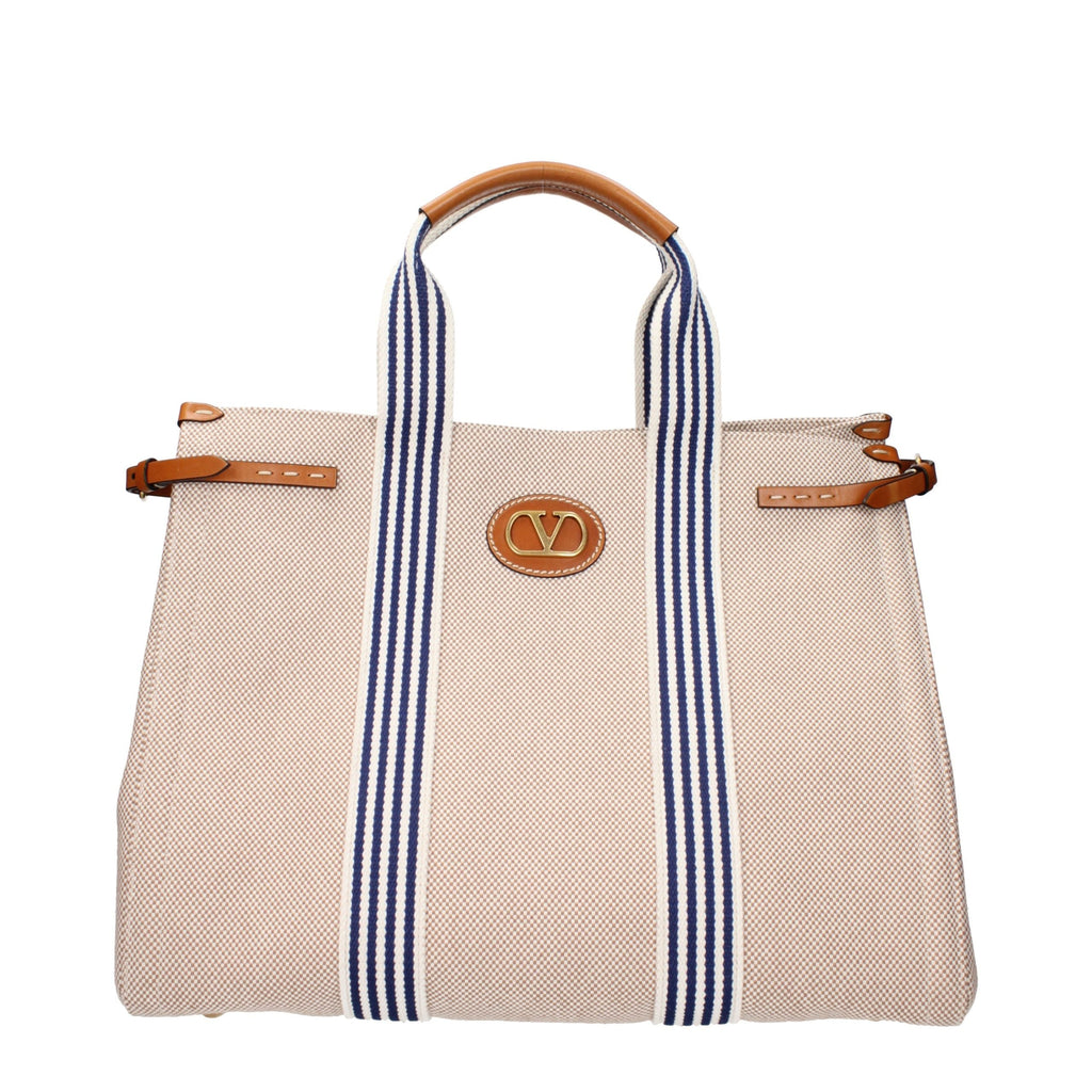 Valentino Garavani Beige Fabric Handbag Valentino Garavani