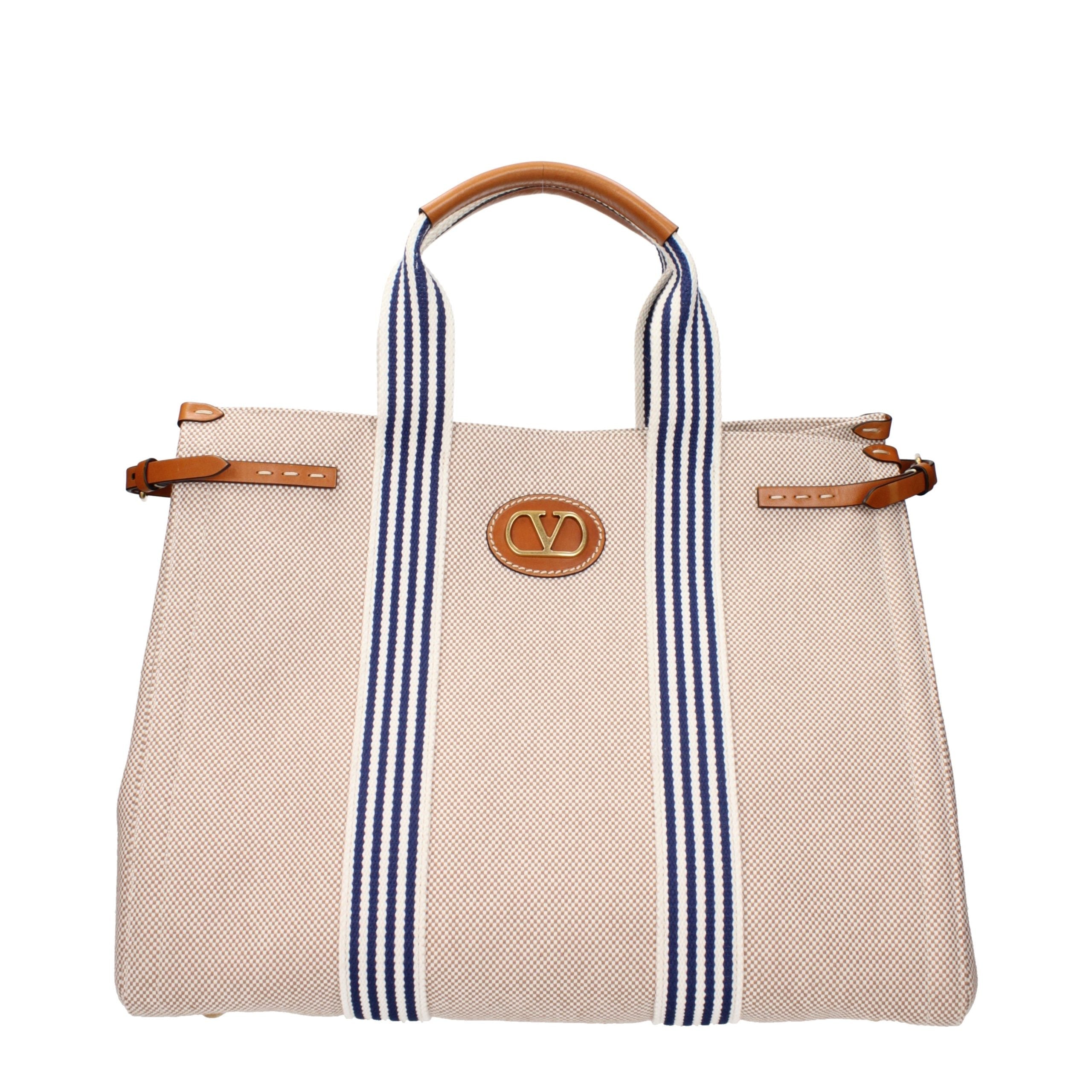 Valentino Garavani Beige Fabric Handbag Valentino Garavani