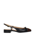 Valentino Garavani Black Leather Ballet Flats Valentino Garavani