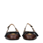 Valentino Garavani Black Leather Ballet Flats Valentino Garavani