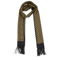 Valentino Garavani Black Silk Foulard Valentino Garavani