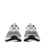 Valentino Garavani Gray Fabric Athletic Sneakers Valentino Garavani