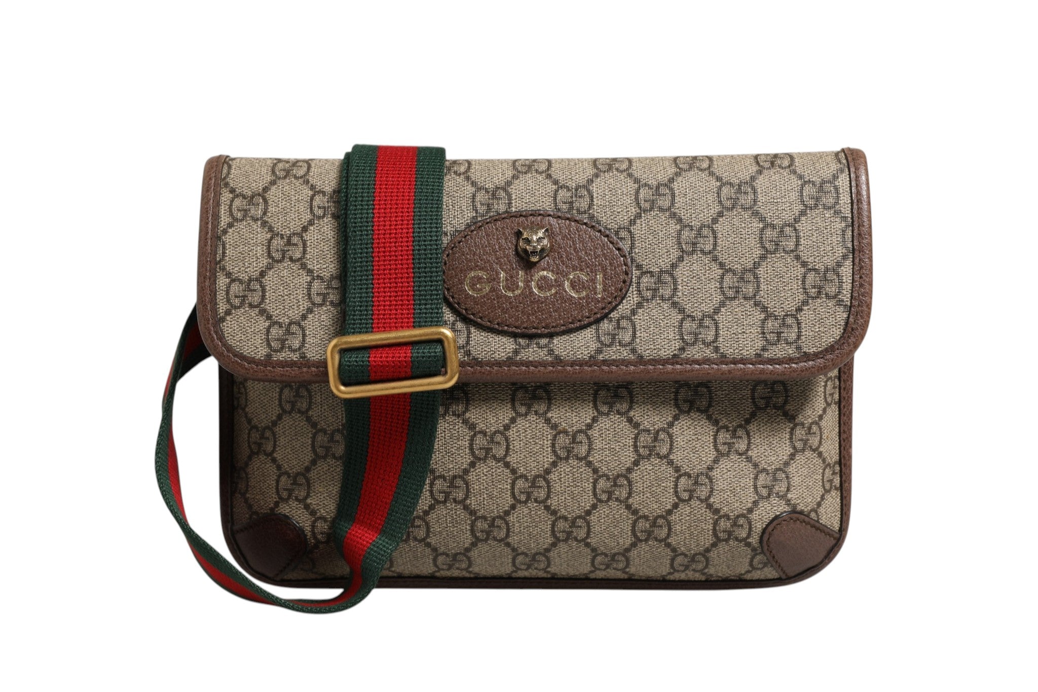 Gucci Supreme Monogram Neo Vintage Web Belt Bag Gucci