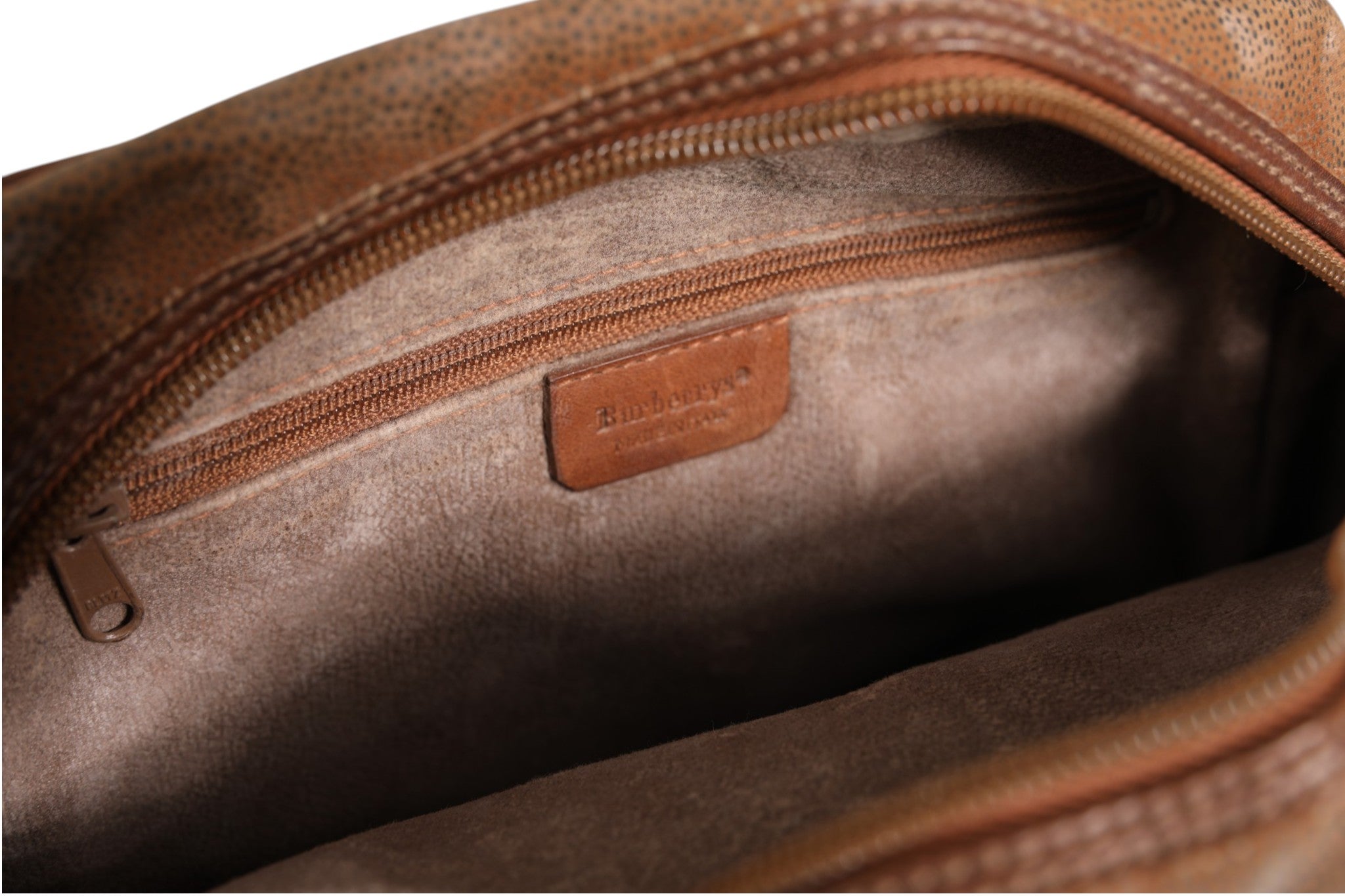 Burberry Brown and Gold Crossbody Bag Burberry